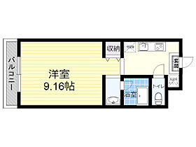 サンヒーローマンション亀川2 403 ｜ 大分県別府市亀川中央町26番16号（賃貸マンション1K・4階・28.71㎡） その2