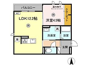 DWELL石垣東 305 ｜ 大分県別府市石垣東７丁目1979番（賃貸アパート1LDK・3階・43.66㎡） その2