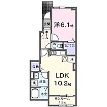 スペランツァ・ヴィーラ 105 ｜ 大分県別府市古市町731番24号（賃貸アパート1LDK・1階・44.02㎡） その2