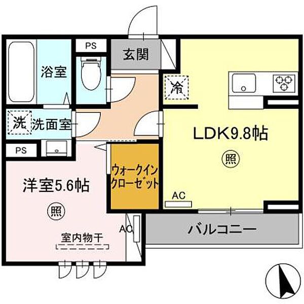 PREMILIFE汐見 302｜大分県大分市汐見１丁目(賃貸アパート1LDK・3階・40.58㎡)の写真 その2