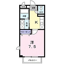 エスポアール　1 205 ｜ 大分県大分市大字下徳丸429番2号（賃貸アパート1K・2階・27.20㎡） その2