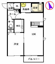 アルバ皆春 201 ｜ 大分県大分市大字皆春339番57号（賃貸アパート1LDK・2階・44.63㎡） その2