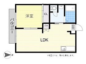 スリーゼハイツ横尾 B102 ｜ 大分県大分市大字横尾2842番（賃貸アパート1LDK・1階・40.46㎡） その2