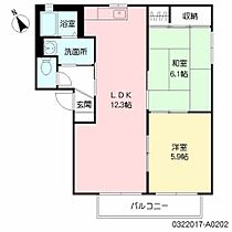 スクエアコート横尾A棟 202 ｜ 大分県大分市大字横尾3712番2号（賃貸アパート2LDK・2階・54.81㎡） その2