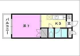 セントヒルズ土居田 202 号室 ｜ 愛媛県松山市土居田町（賃貸マンション1K・2階・21.14㎡） その2