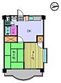 K.Y.フラット3階3.9万円