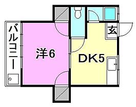 束本アパート 203 号室 ｜ 愛媛県松山市束本1丁目（賃貸アパート1DK・2階・20.25㎡） その2