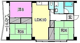 セントヒルズ大任 701 号室 ｜ 愛媛県松山市山越4丁目（賃貸マンション3LDK・7階・67.00㎡） その2