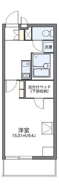 レオパレスマドンナ　2 304 号室｜愛媛県松山市北吉田町(賃貸マンション1K・3階・26.08㎡)の写真 その2