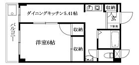 メゾン玉井 402 号室 ｜ 愛媛県松山市永木町1丁目（賃貸マンション1DK・4階・30.66㎡） その2