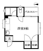 城東マンション 401 号室 ｜ 愛媛県松山市道後一万（賃貸マンション1R・4階・19.50㎡） その2