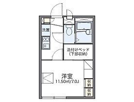 レオパレスマドンナ 105 号室 ｜ 愛媛県松山市北吉田町（賃貸アパート1K・1階・19.87㎡） その2