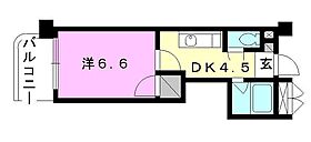 ＫＢコート味酒 403 号室 ｜ 愛媛県松山市味酒町1丁目（賃貸マンション1DK・4階・23.65㎡） その2