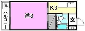 枝松マンション 202 号室 ｜ 愛媛県松山市枝松1丁目（賃貸マンション1K・2階・19.80㎡） その2