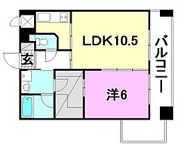 ネバーランド 206 号室 ｜ 愛媛県松山市和泉南1丁目（賃貸マンション1LDK・2階・41.05㎡） その2