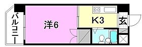 池田マンション 401 号室 ｜ 愛媛県松山市福音寺町（賃貸マンション1K・4階・18.63㎡） その2