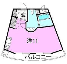 Ｒコート 203 号室 ｜ 愛媛県伊予郡砥部町伊予郡高尾田（賃貸マンション1R・2階・26.18㎡） その2