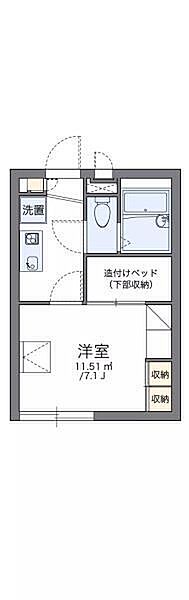 レオパレスラ　プランタン　2 205 号室｜愛媛県松山市雄郡1丁目(賃貸アパート1K・2階・19.87㎡)の写真 その2