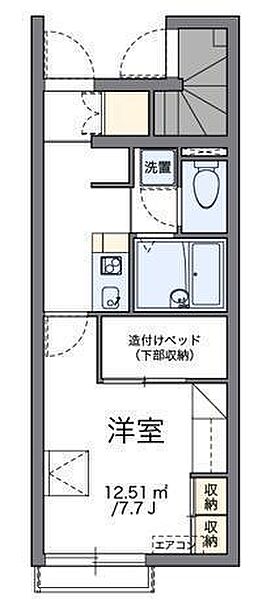 レオパレスとねりこ2 101 号室｜愛媛県松山市今在家2丁目(賃貸アパート1K・1階・22.98㎡)の写真 その2