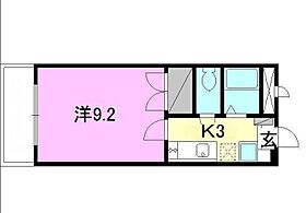 ルシオン木屋 202 号室 ｜ 愛媛県松山市木屋町4丁目（賃貸マンション1K・2階・24.65㎡） その2