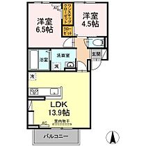 プレジデント持田 Ａ棟 305 号室 ｜ 愛媛県松山市持田町3丁目（賃貸アパート2LDK・3階・56.86㎡） その2