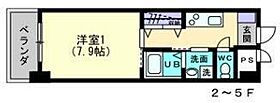 ミモザヒルズ古町 202 号室 ｜ 愛媛県松山市平和通6丁目（賃貸マンション1K・2階・28.20㎡） その2