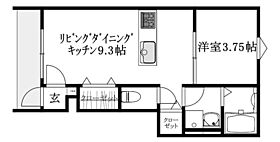 ＬＵＭＩＥＬＥ高岡 102 号室 ｜ 愛媛県松山市高岡町（賃貸アパート1LDK・1階・31.05㎡） その2