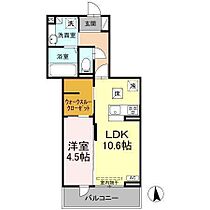 フェリシア朝生田 103 号室 ｜ 愛媛県松山市朝生田町5丁目（賃貸アパート1LDK・1階・42.64㎡） その2