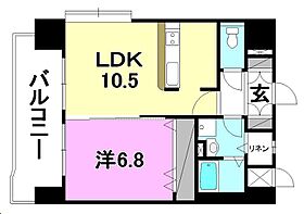 スカイタワー勝山 601 号室 ｜ 愛媛県松山市勝山町1丁目（賃貸マンション1LDK・6階・43.47㎡） その2