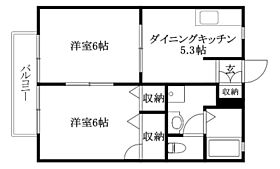 ディアスＫ2 （見奈良） 202 号室 ｜ 愛媛県東温市見奈良（賃貸アパート2K・2階・42.03㎡） その2