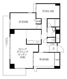 間取図画像 3LDK