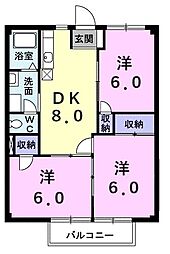 間取図画像 3DK