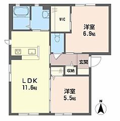物件の間取り