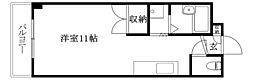 パークハイツ東雲 ワンルームの間取図画像