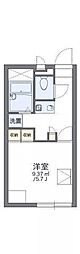 レオパレスルーチェ 1Kの間取図画像