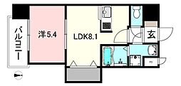 Mayfair東雲Premium 1LDKの間取図画像