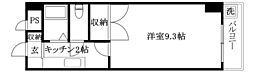 ぴゅうるAISHIN 1Kの間取図画像