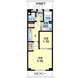 間取図画像 1LDK