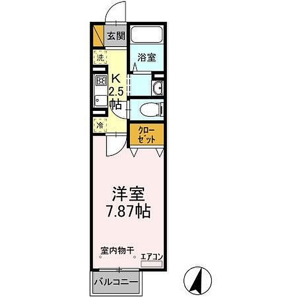 ルミエールA 102｜千葉県市原市五井(賃貸アパート1K・1階・25.28㎡)の写真 その2