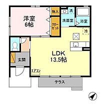 パーフューム 101 ｜ 千葉県市原市五井（賃貸アパート1LDK・1階・45.54㎡） その2