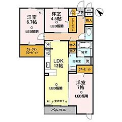 物件の間取り