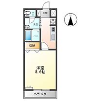 メルヴェーユ新成Ａ 203 ｜ 宮城県石巻市新成2丁目（賃貸アパート1K・2階・29.75㎡） その2