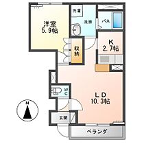 ニューハウジングIII 102 ｜ 宮城県登米市迫町佐沼字大網（賃貸アパート1LDK・1階・42.78㎡） その2