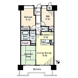 間取図画像 2SLDK
