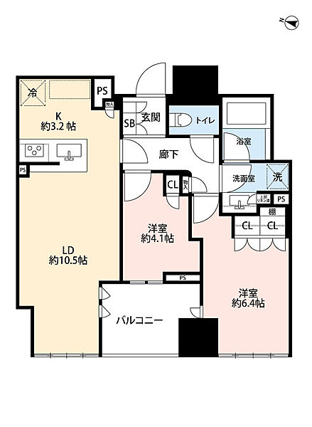 間取りを拡大表示