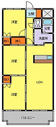 メゾン・ド・ロゼ 3LDKの間取図画像