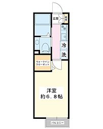 VillaFelicia 1Kの間取図画像
