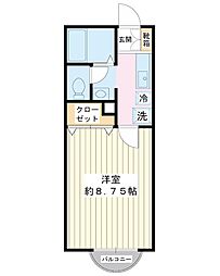 リトルズ今川D&C 1Kの間取図画像