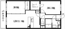 Harmonie 2LDKの間取図画像