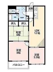 ダイヤモンド寿泉 3LDKの間取図画像